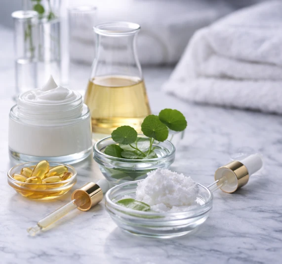 Professional skincare ingredient guide for estheticians covering hydration, barrier repair, brightening, acne, and anti-aging ingredients