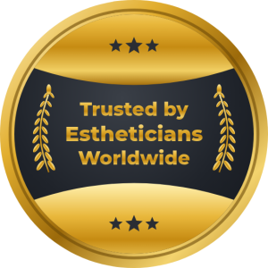 Trusted by Estheticians Worldwide badge
